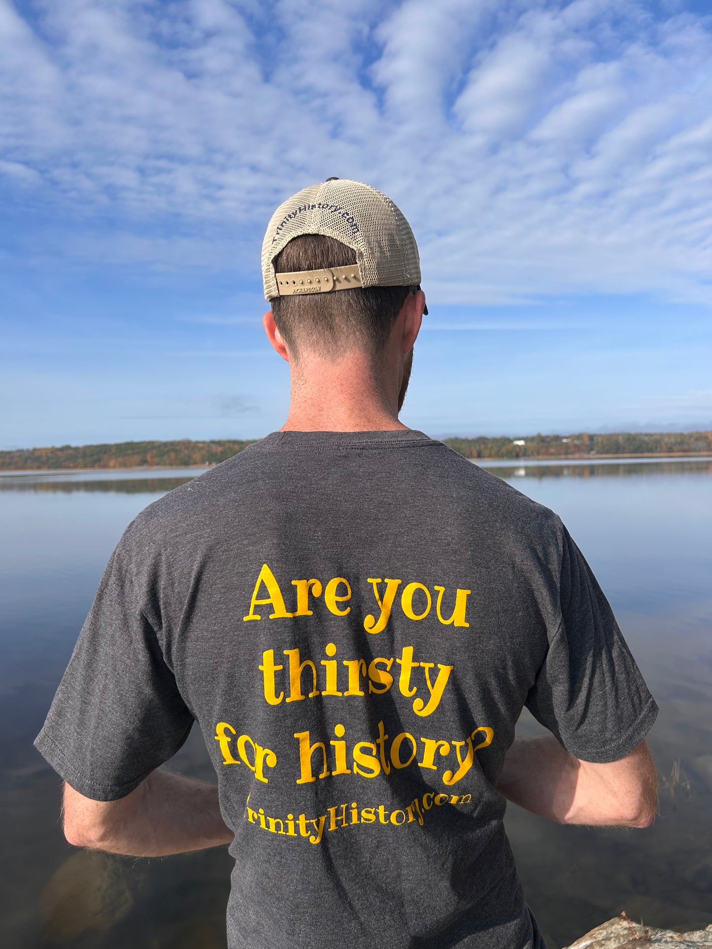 Oxbow Trucker Hat with Front Logo and Back TrinityHistory.com
